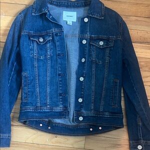 Old Navy Blue Denim Trucker Jacket for Women